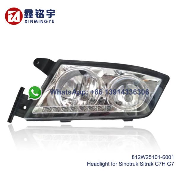 812W25101-6001 812W25101-6002 Sinotruk Sitrak C7H G7 Truck Head Lamp with