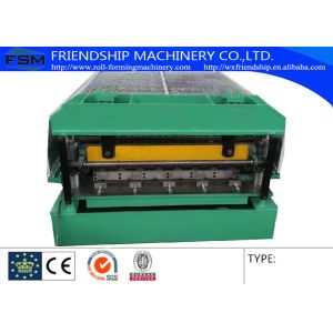 Steel Automatical Roof Panel Roll Forming Machine with Panasonic PLC Control