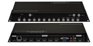 Cheap Video Hdmi Presentation Switcher 7x1 Multiviewer With Audio HDCP Compliant for sale