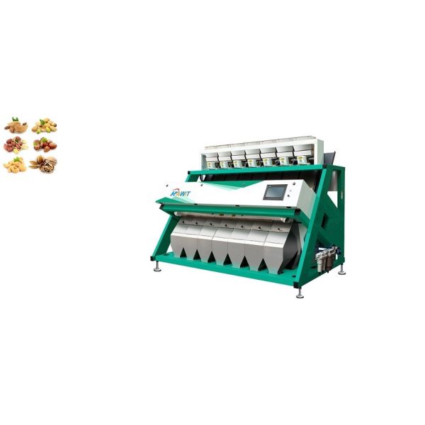 Quality 5400 Pixels Camera Nuts Color Sorting Machine With Intelligent Operating Platform wholesale