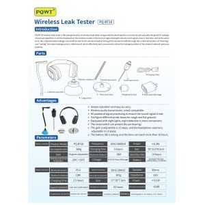 Smart Wireless Pipeline Leakage Detection System Depth 9M