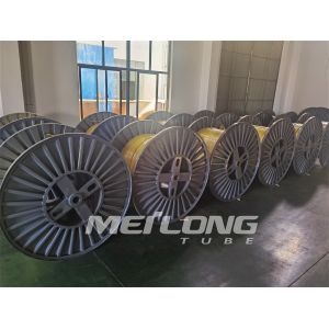 Red PVDF PP FEP Encapsulated Control Line Downhole Tubing Clean Bright Surface