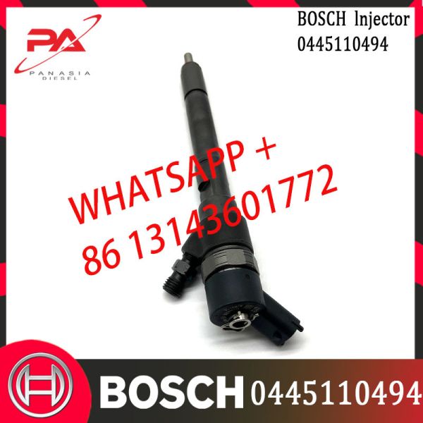 Quality Diesel Huachen 4cyi./2.5l Fuel Injector 0445110494 Common Rail Diesel Fuel Injector 0445110494 wholesale