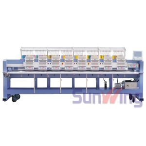 China 15 Needles Tubular Embroidery Machine 8 Head With LCD Screen CT1508 on sale
