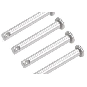 M8 Stainless Steel Clevis Pins With Small Head Hole Circlip Rust Resistance