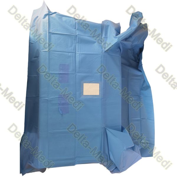 Quality Thyroid Surgical T Drape With Square Fenestration And Tube Holders wholesale