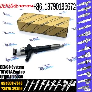 Common Rail Diesel Fuel Injector 23670-39305 095000-7840 For TOY0TA 1KD-FTV