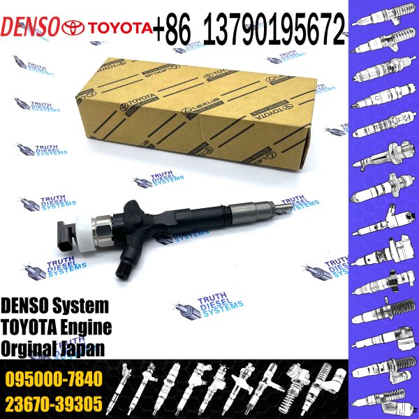 Quality Common Rail Diesel Fuel Injector 23670-39305 095000-7840 For TOY0TA 1KD-FTV Engine wholesale