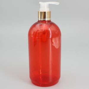 Red 24mm 16.9oz Refillable Shampoo Bottles
