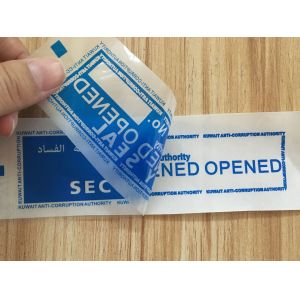 Custom Printed Tamper Proof Security Labels Tamper Evident Void Labels