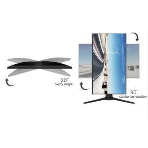 27 Inch 1ms 2K 165hz Gaming Desktop Monitor 2560*1440 Rotatable