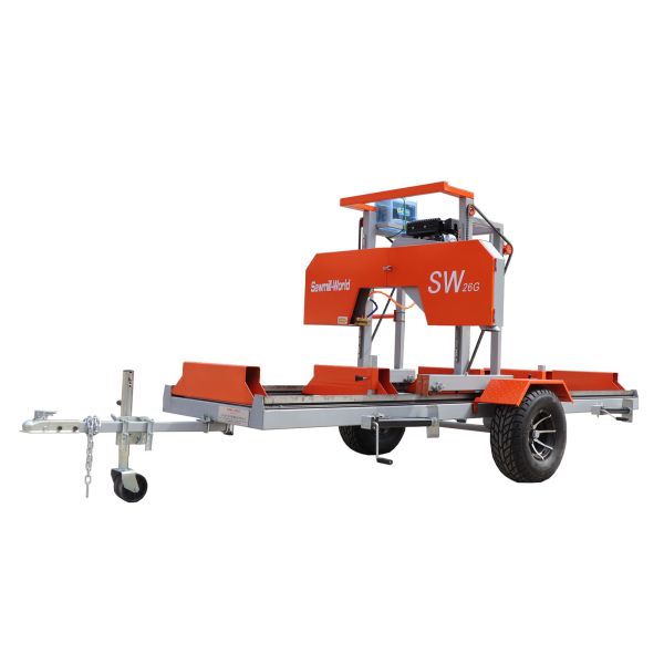 Quality Horizontal Sawmill Band Saw Cutting Wood Machine Mini Band Saw Machine SW26 And SW36 Portable Band Saw wholesale