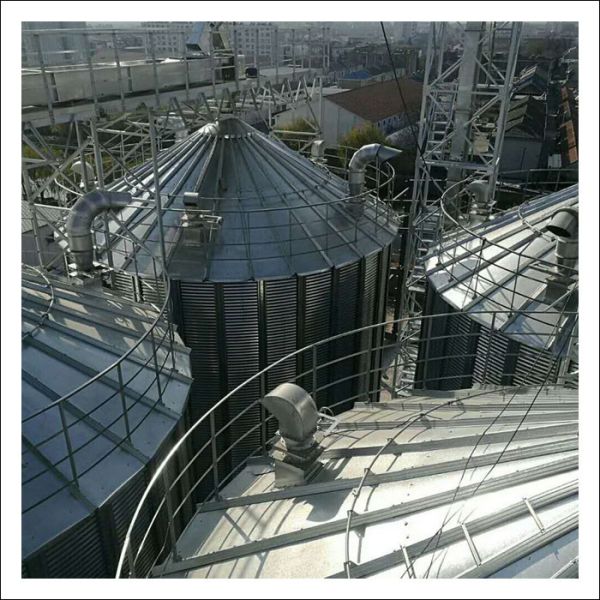 Quality HS Conical Bottom 500T Galvanized Grain Bin wholesale