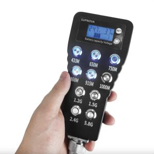 10 Channel Man Pack Drone Jammer Backpack 16dbi Antenna 360°1.5km RF Range