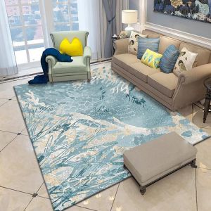 Abstract Rectangle Area Rugs For Living Room 8x10 Anti Slip