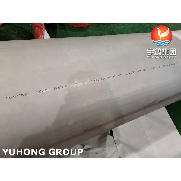 Quality Stainless Steel Welded Pipe ASTM / ASME A312 / SA312 TP317 TP317L ONE SEAM wholesale