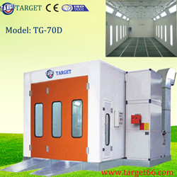 Cheap car spray booth oven with with waterborne paint /spray booth price TG-70D for sale