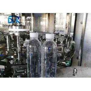 8 Filling Heads Water Bottling Machine / Plastic Bottle Packaging Machine