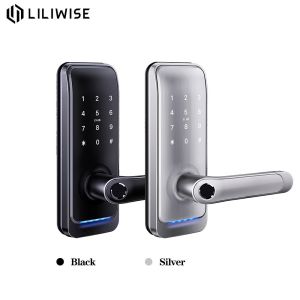 Zinc Alloy WiFi APP access control door lock Inteligent 150*60*13.5mm
