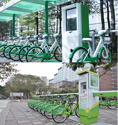Outdoor Multi Function Kiosk , 24 Hours Bike Rental Kiosk Moisture Proof