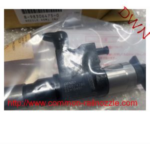 ISUZU 8-98306475-0 Common Rail Fuel Injector Assy Diesel For ISUZU 4HK1 6HK1