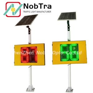 Cheap Easy Installation Integrated Radar Solar Traffic Signal with Hoop Mounting Type for sale