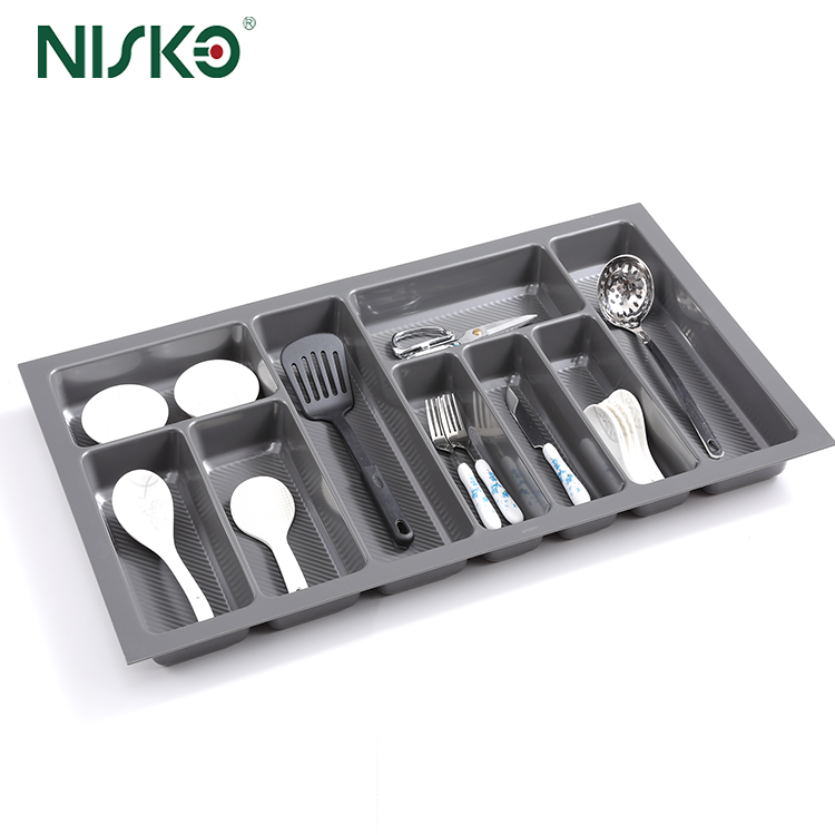 China Modular Flatware Organiser Utensils Rack Cutlery Tray Drawer Kitchen Accessories Holder  on sale