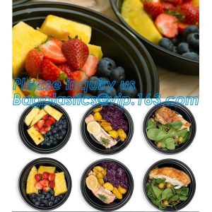 clear disposable plastic fruit container / clear PET blister clamshell box for