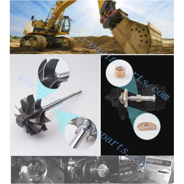 S6D125 TA4532 Engine Parts Turbochargers 6152-82-8610 6152-82-8110