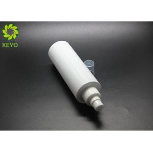 Round PET Material Body Wash Shampoo And Conditioner Bottles With White Pump Cap