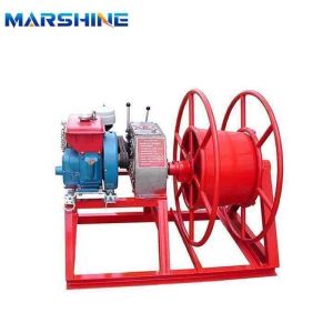 Cheap Power Construction Diesel Gasoline Engine Big Drum Mobile Traction Cable Pulling Winch for sale