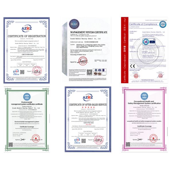 Space Efficiency Quick Installation Expandable Prefab House Customizable Layouts