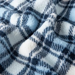 Super Soft 100 Polyester Knitted Custom Pattern 3D Jacquard Mirco Sherpa Fleece