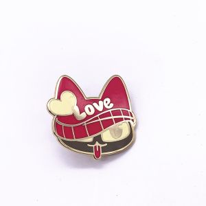 Gold Silver Soft Enamel Lapel Pins , Cute Enamel Pins With Epoxy Coating