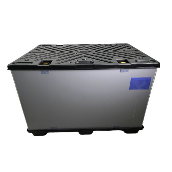 1600x1145x1067mm Sleeve Packaging With Pallet Stacking Plastic Shipping