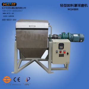 China Light Horizontal Ball Mill Mini Type Wqm-10 Sus304 Stainless Steel Lined on sale