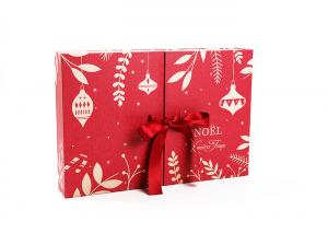 China Cardboard Christmas Gift Boxes With Ribbon on sale