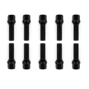 China 24 Mm Shank BMW Conical Seat Lug Bolts 10.9 Solid 12 X 1.5 Thread Pitch on sale