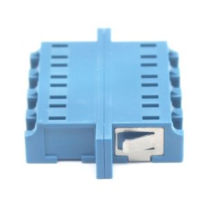 Cheap LC/UPC to LC/UPC Quad Singlemode Plastic Fiber Optic Adapter Plate Clip for 4G Network for sale
