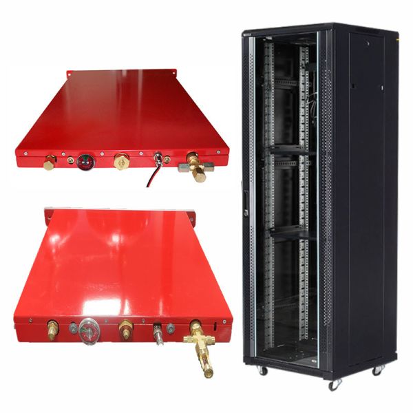 Durability Server Automatic Fire Suppressor Automatic Clean Gas Red Rack Fire