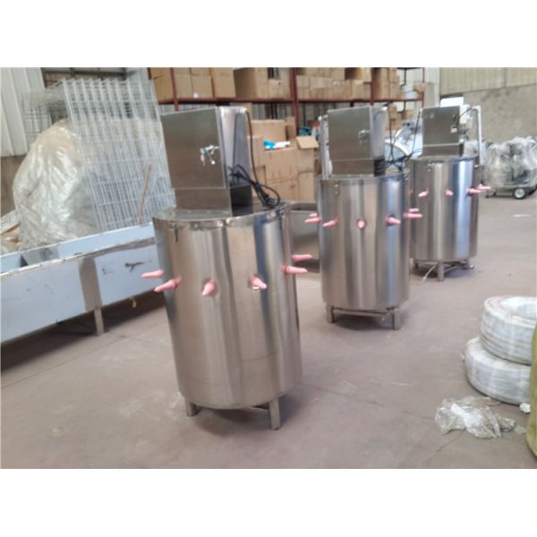 Material 304 Stainless Steel Calf Feeding Equipment with Rubber Nipples for Newborn Calves