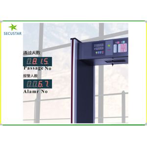 Led Alarm Detection Precisely Security Metal Detector Walk Through Gate For