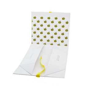 Sample Time 5-7 Days Hard Cardboard Flattable Gift Boxes with Ribbon Recycled