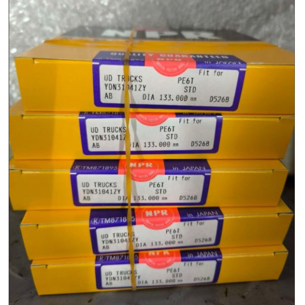 Silver Nissan Engine Spare Parts For Engine PD6 RD8 Piston Ring 24340 12040