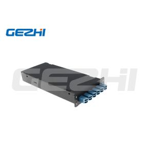 12 Core LC Fiber Optic Lgx Cassettes FTTH Fiber Optic Indoor Fiber Termination