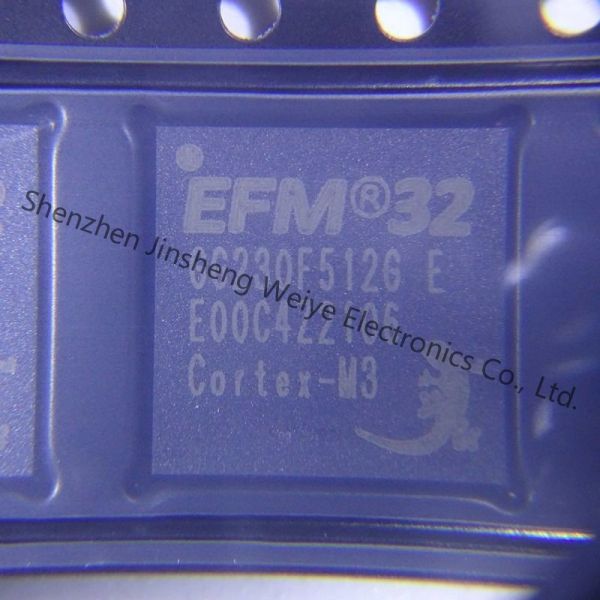 EFM32GG230F512G-E-QFN64R MCU 32-bit ARM Cortex M3 RISC 512KB Flash 3.3V 64-Pin