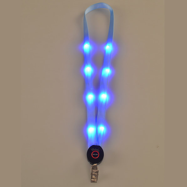 Quality LED Lanyards business promotion trade show & events use lanyards promotional multi color badge holder logo imprint wholesale