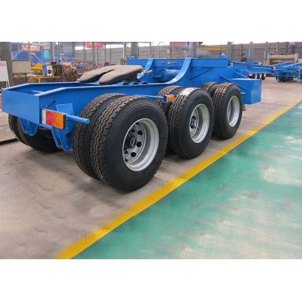 Two Trailer Tandem Container Flatbed Trailer Hot Design on Sale