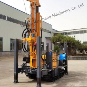 China 800m Deep Hydraulic Crawler Water Well Drilling Rig with 154KW Cummins Engine on sale