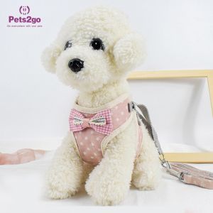 Comfort Custom Grey Dog Harness Vest Durable Dog Leash For Small Puppy